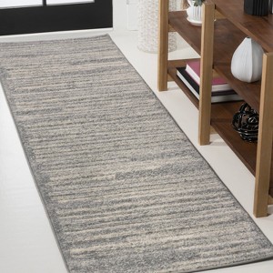 Khalil Modern Berber Stripe Indoor Area Rug - JONATHAN Y - 1 of 4