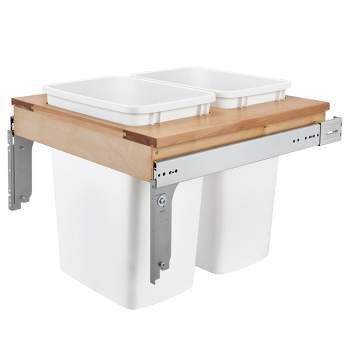Rev-A-Shelf Top Mount Pullout Kitchen Waste Trash Container Bin