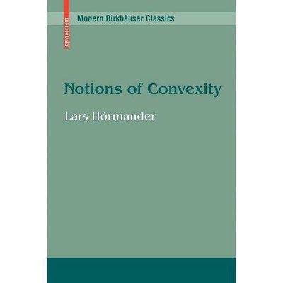 Notions of Convexity - (Modern Birkhäuser Classics) by  Lars Hörmander (Paperback)