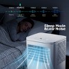 Kismile 10000 ASHRAE BTU/6000 BTU DOE 115-Volt Vented Medium Room Portable Air Conditioner Remote Included - 4 of 4