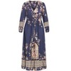 Women's Plus Size Faith Maxi Dress - navy | CITY CHIC - image 4 of 4