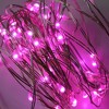LumaBase Battery-Operated LED Fairy String Lights, Pink - Set of 3 - 2 of 4