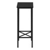 Monarch Specialties Accent Table Side End Narrow Small 2 Tier Living Room Bedroom Metal Laminate Black Contemporary Modern - 4 of 4