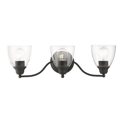 Livex Lighting Montgomery 3 - Light Vanity in  Black