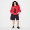 Women's Olivia Rodrigo Guts Short Sleeve Graphic Oversized T-Shirt - Red - 3 of 3