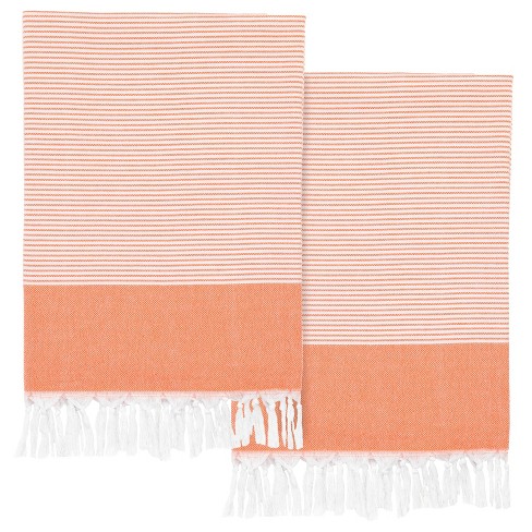 Thin cotton beach discount towels