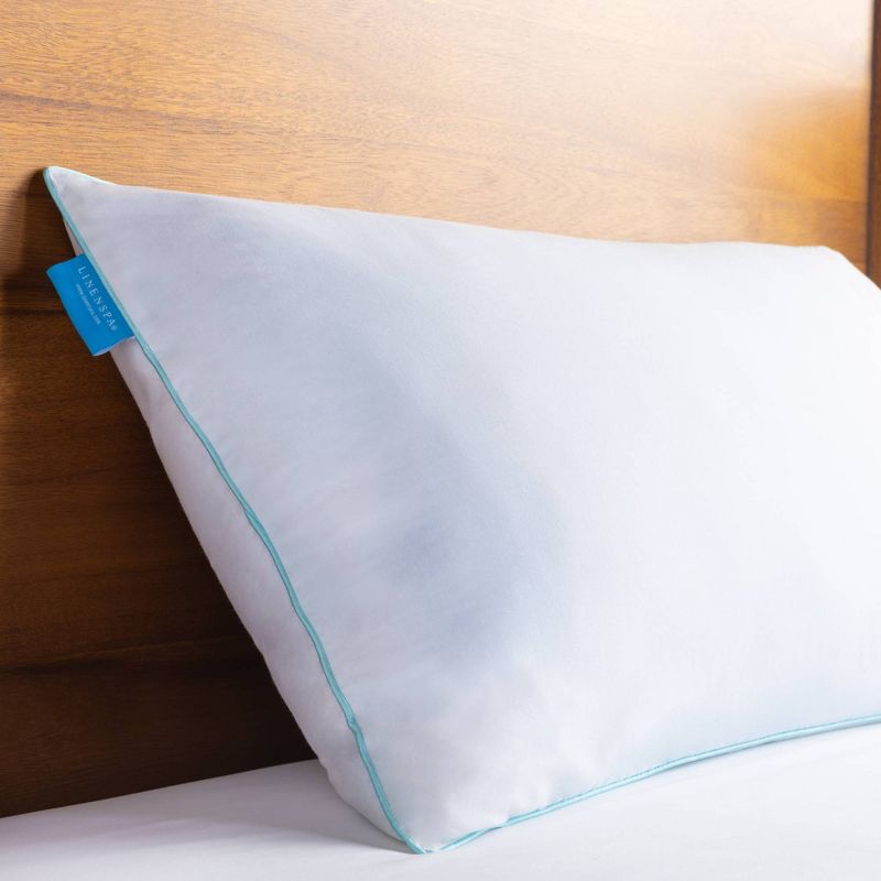 Essentials Gel Infused Shredded Memory Foam Bed Pillow - Linenspa, 3 of 9