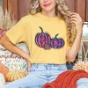 Simply Sage Market Women's Colorful Pumpkins Short Sleeve Garment Dyed Tee - 2 of 4
