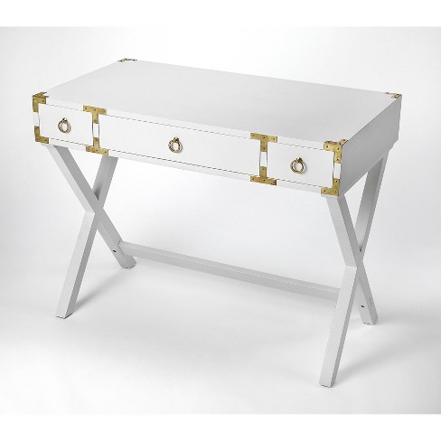 Forster Campaign Writing Desk White Butler Specialty Target