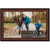 PosterPalooza | Photo Size Decor Brown Picture Frame - UV Acrylic, Foam Board Backing, Hanging Hardware - 2 of 4