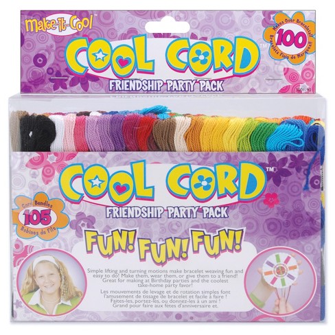 Janlynn Cool Cord Friendship Party Pack-assorted Colors : Target