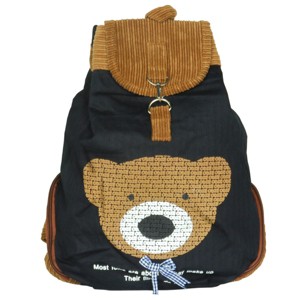 Slickblue Large Fabric Backpack, Comfortable to Carry, Multi-Use Daypack, Practical Gift, 14.5" x 13" x 6.5" - 1 of 4