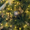 Northlight Matte Shatterproof Commercial Christmas Ball Ornament - 8" (200mm) - Pewter Gray - image 2 of 3