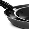 Gibson Everyday Highberry 2 Piece 12in and 10in Frying Pan Cookware Set in Metallic Grey - 4 of 4