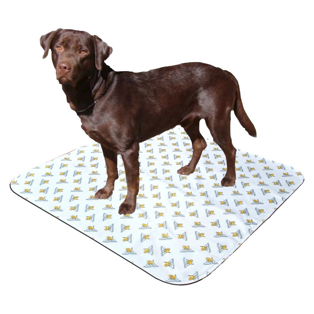 PoochPad Reusable Potty Pad for Dogs - White - XL: Odor Control, Absorbs and Locks in Wetness