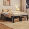 Yaheetech Metal Platform Bed Frame with Heavy Duty Steel Slat Support and Underbed Storage Space - 2 of 4