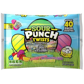 Easter Sour Punch Assorted Twists - 40ct/9oz