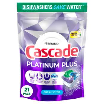 Cascade Fresh Platinum Plus Action Pacs - 21ct