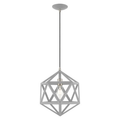 Livex Lighting Ashland 1 - Light Pendant in  Nordic Gray
