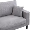 Kumasinova 58"/75" 2/3 Seater Corduroy Couch,Space-Saving Sleeper Sofa with Plush Cushions,Couchs for Living Room,Bedroom&Apartment,Small Space - 4 of 4