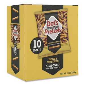 Dot's Homestyle Pretzels Honey Mustard Twists - Case of 10 - 1 oz - 1 of 1