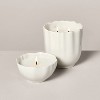 Scalloped Ceramic Lavender and Birch Jar Candle Cream - Hearth & Hand™ with Magnolia - image 4 of 4