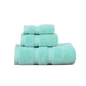 Home Weavers Elegance Essentials 550GSM 100% Cotton Zero Twist Super Absorbent Bath Towel Set - 1 of 4
