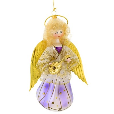 Italian Ornaments 7.0 Inch Moonlight Melody Angel Italian Ornament Tree Ornaments