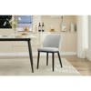 Swivel Bar Stools Set, Upholstered Barstools with Sturdy Metal Base, for Kitchen, Dining Room, Home Bar - 2 of 4