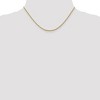 Black Bow Jewelry 1.5mm 14k Yellow Gold Solid Wheat Chain Necklace - 2 of 4