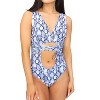Women's Written in the Sand One-Piece Swimsuit - ENVYA - 3 of 4