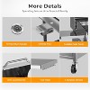 ZAFRO Food Grade Stainless Steel 3-Burner Propane Gas Grill, 24000BTU , Foldable Side Table, Barbecue Grill for Outdoor Cooking, Backyard, Patio - 2 of 4