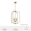 Hunter Fans 18.5" Zoanne Ceiling Light Pendant Alturas Gold Finish - 4 Bulb Dimmable Modern Fixture for Dramatic Entryways - 3 of 4
