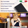 Generic 2 Passport Holder - Travel Essentials, RFID Blocking Wallet Credit Card Organiser - 3 of 4