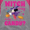 Girls' - Disney - Witch Way To The Candy Shirt Tail Raglan Graphic T-shirt - 2 of 4
