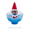 Elf on the Shelf Frost Pips Baby Elf Boy with Brown Eyes Flower Cradle and Swaddle Blanket - 3 of 4