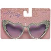 Willow & Ruby Kid's Summer Fun Sunglasses - Girl's Sunnies in Light Blue Heart - 4 of 4