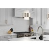 Urban Ambiance Luxury Modern Indoor Pendant,  11-1/4''H x 9-1/2"W x 9-1/2''D,  Brushed Nickel Finish, UHP4853 - 2 of 4