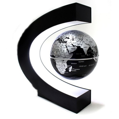 Insten Gravity Challenger Magnetic Levitating Globe, Desk Gadget Toy, Black : Target