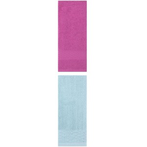 REGALWOVEN Solid Textured Cotton Absorbent Soft Bathroom Hand Towel 13" x 30"/14" x 30" 2 Packs - 1 of 4