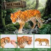 TEMI 12-Piece Safari Animal Figurines Set, Realistic Wild Zoo Toys with Panda, Lion and Elephant for Educational Toddler Play - 4 of 4