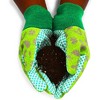 Blue Panda 6 Pairs Green Kids Garden Work Gloves, Children Gardening Working Gloves, Ages 3-6 - 3 of 4
