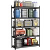 5-Tier Garage Shelving Unit, Adjustable Steel Utility Storage Rack with Metal Shelves, 3850 Lbs Total Capacity, for Garage, Warehouse, Heavy Duty - 2 of 4
