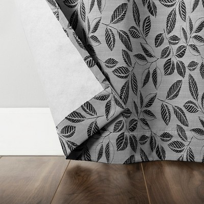 Pearl Gray Polyester Blackout Grommet Curtain Panel, 40" x 84"