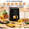 coucheta 1500W Air Fryer with Viewing Window, 5QT Large Capacity Air Fry Oven for Baking, Roasting, and Dehydrating, Low-Noise, Non-Stick Coating - 2 of 4