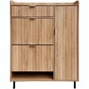 Shoe Storage Cabinet with 2 Flip Drawers & 1 Drawers, Freestanding Shoe Organizer with Metal Legs for Entryway - 2 of 4