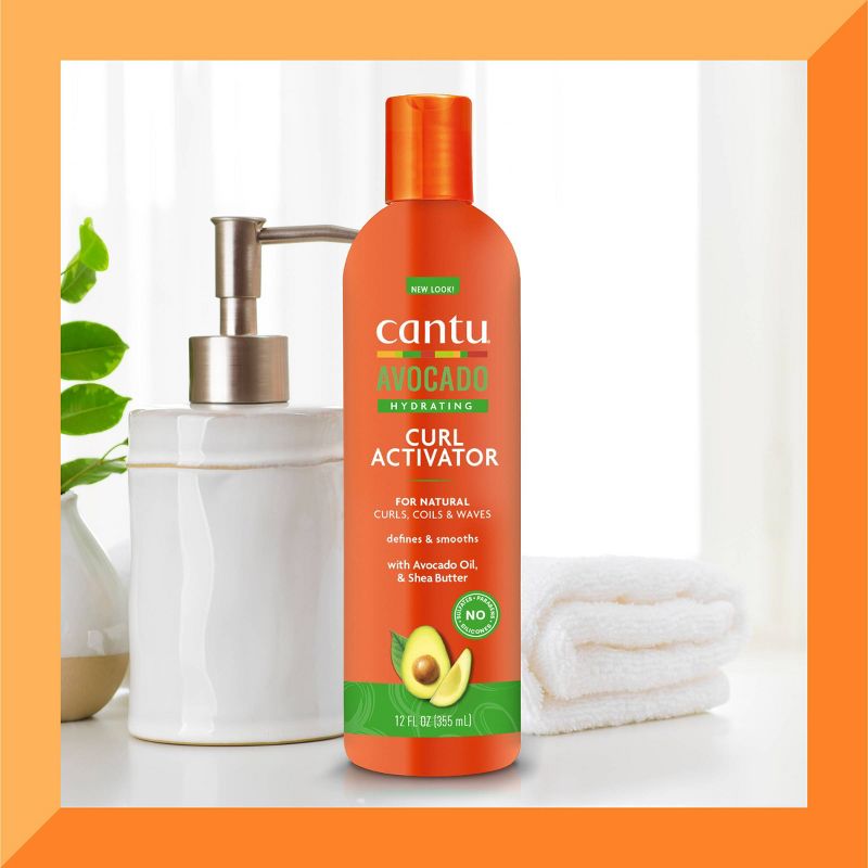 Cantu Avocado Curl Activator Cream - 12 fl oz, 4 of 9