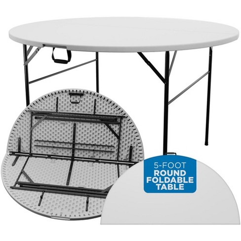 Target round best sale folding table