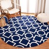 Dhurries DHU639 Hand Woven Area Rug  - Safavieh - 2 of 3