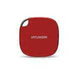 Hyundai 512GB Ultra Portable External SSD for PC/Mac/Mobile, USB-C USB 3.1 - Red (HTESD500R)